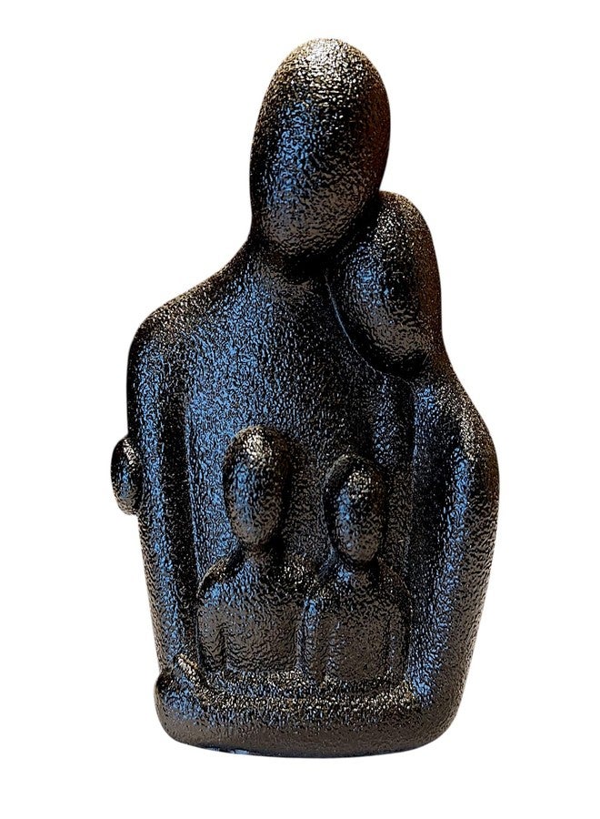 Karigaari India Modern Family Love Sculpture | Abstract Black Unity Statue for Home Decor | Parents & Children Bond Art | Thoughtful Gift for Anniversary, Housewarming, Mother's Day - Image 4